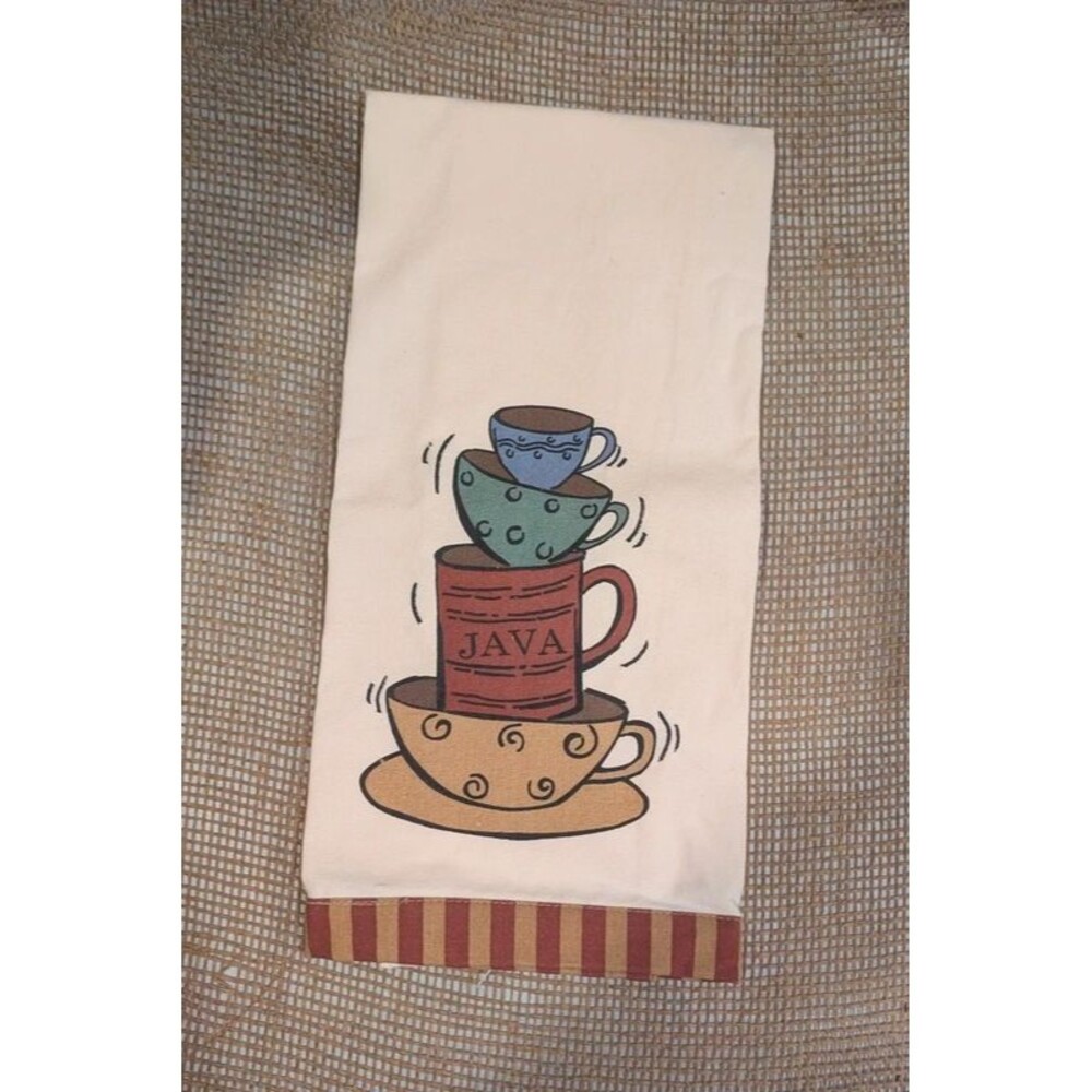 Coffee Theme Cotton Kitchen Towel